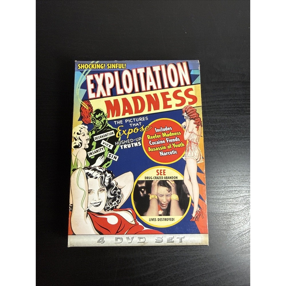 Exploitation Madness ( 2009)  4-DVD Set, Pre owned